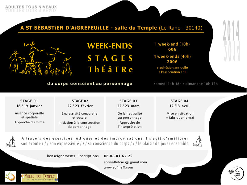 SNC stages théâtre 2014