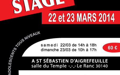 STAGE théâtre 3/4 > 22-23 mars 2014