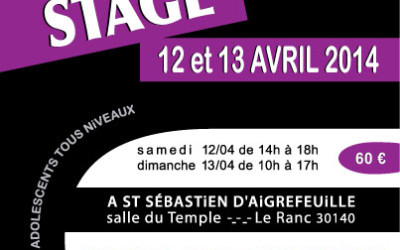 STAGE théatre 4/4 > 12-13 avril 2014
