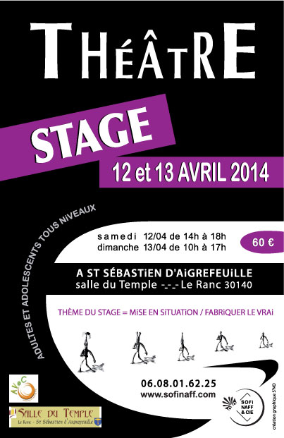 SNC - stage théâtre - avril 2014