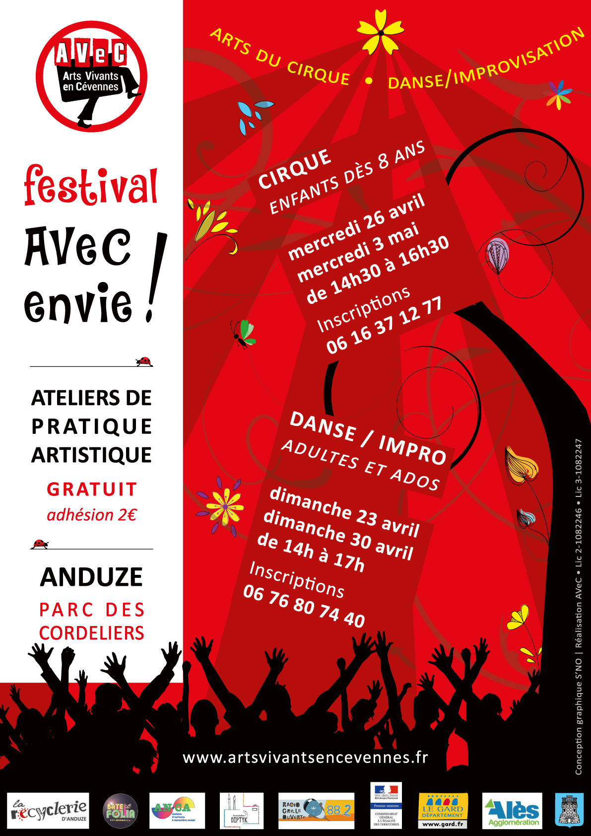 Festival AVeC’envie 2017 – Ateliers Festival AVeC'envie 2017 - Ateliers